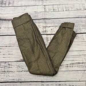 Lord & Taylor brown and gold herringbone pants size 2